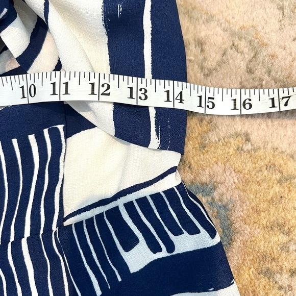 Lulus, Incredible & Unique Blue/White Romper, Big Front Bow, Stunning Piece, S - Picture 4 of 7